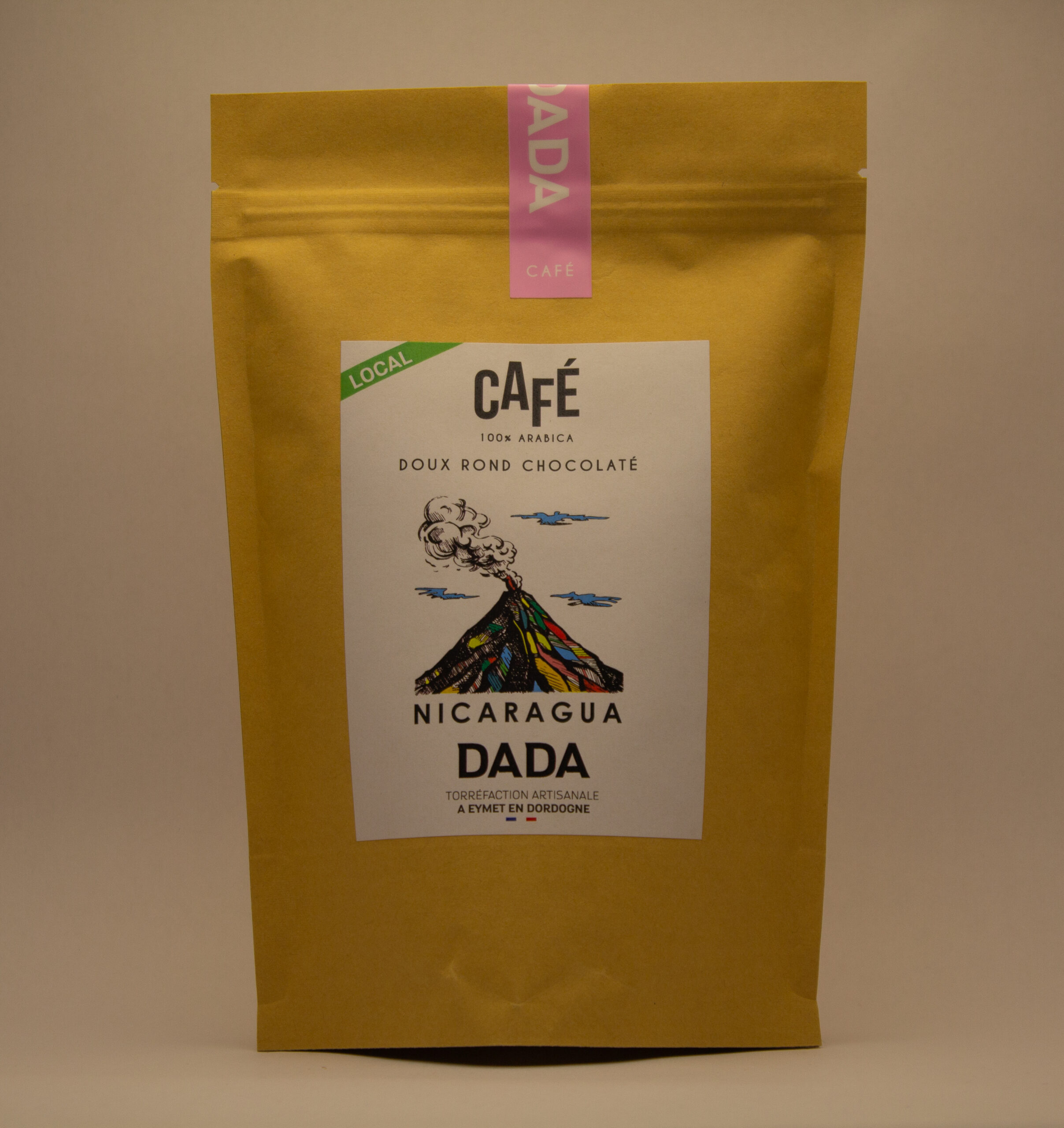 Café Nicaraguayen en grain de haute qualité, torréfié artisanalement.