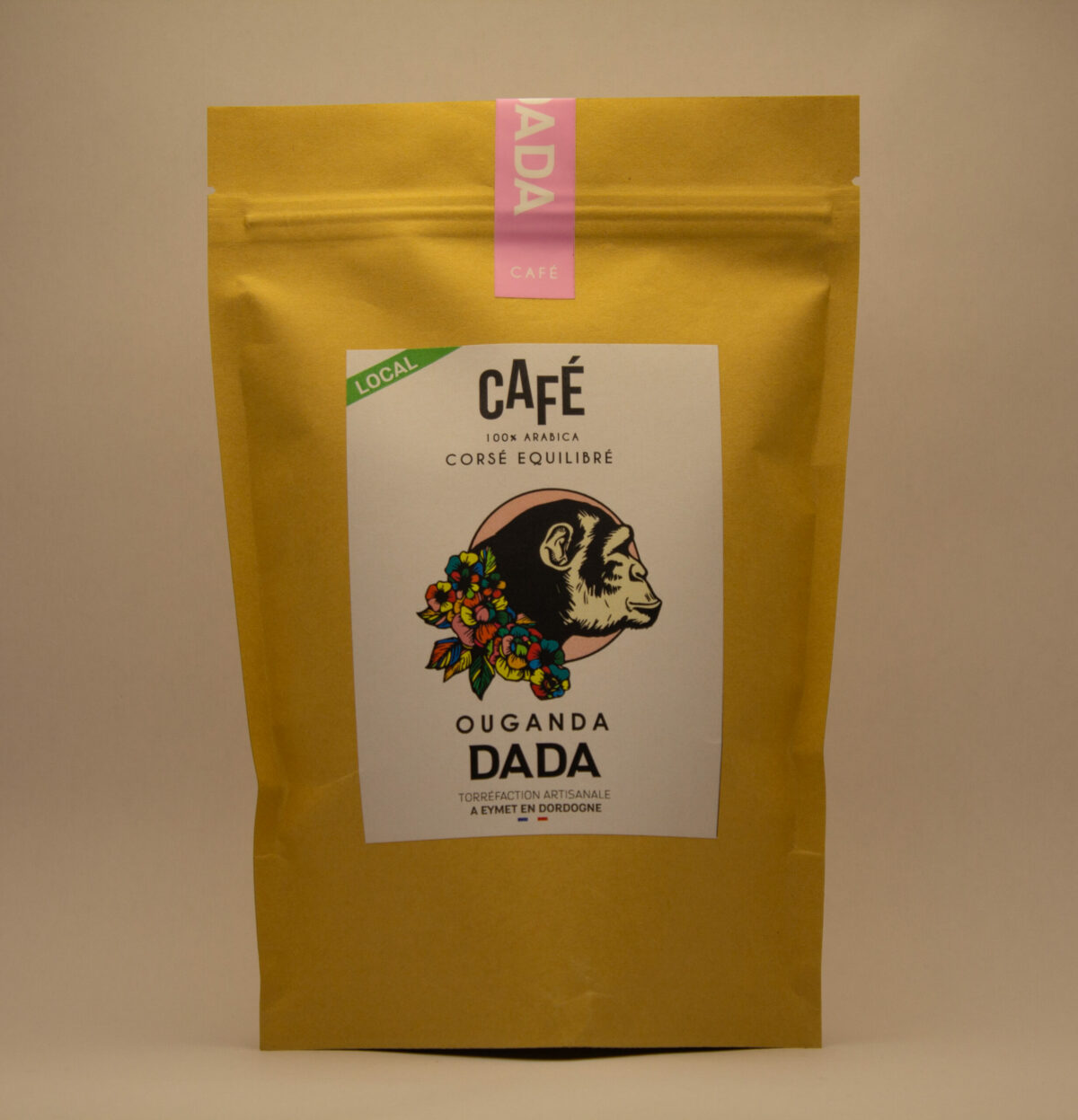 Café Ougandais en grain de haute qualité, torréfié artisanalement.